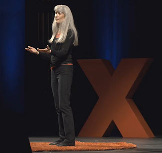 Kathleen speaking at TEDxRainier